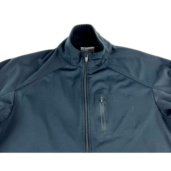 Blackhawk Warrior Wear Training Jacket Mens XL Black Full Zip 82TJ00 Utility - Picture 2 of 8